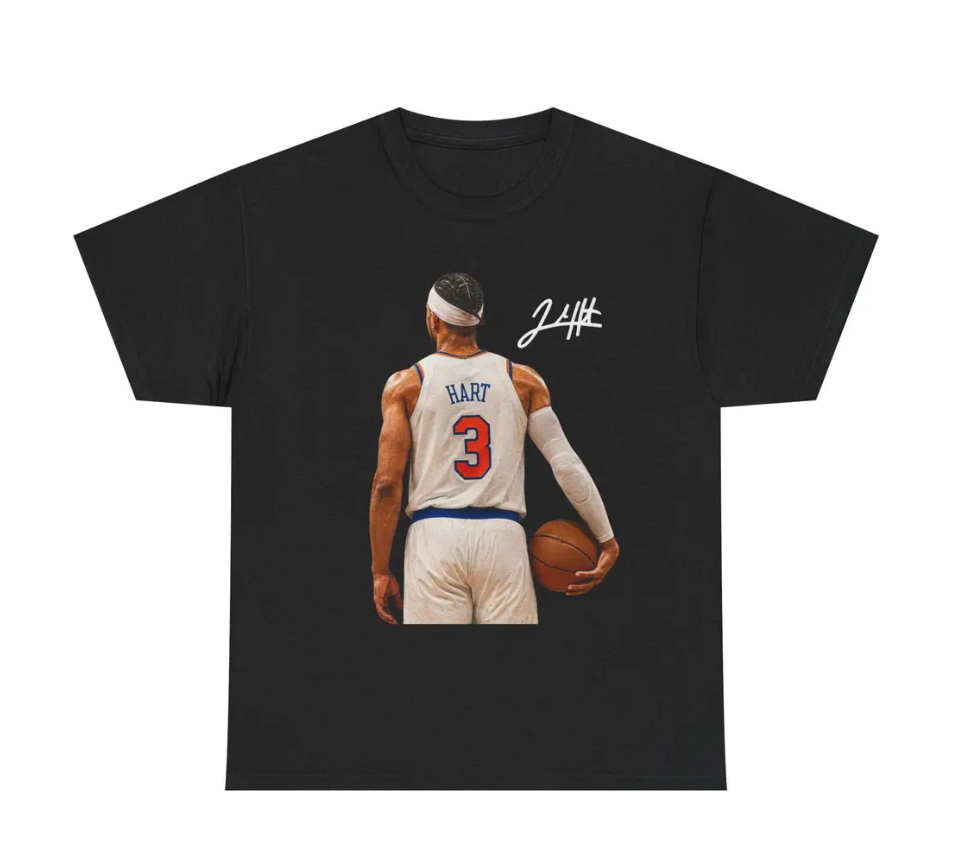 Josh Hart New York T Shirt Autograph Edition Basketball NYC
