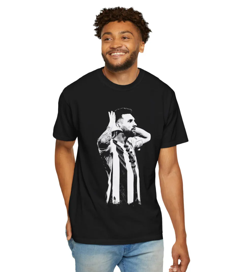 Lionel Messi Shirt - Football, Soccer Custom Vintage Design, High Quality T Shirt, Argentina, Inter Miami, Messi tee, Messi shirt