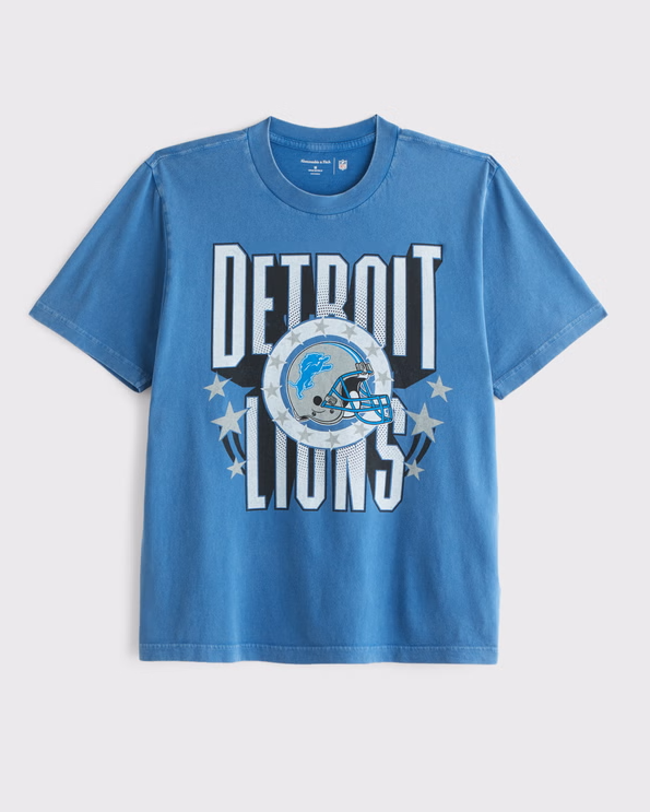 Detroit Lions Vintage Inspired Graphic Tee - Vintage NFL Fan Shirt