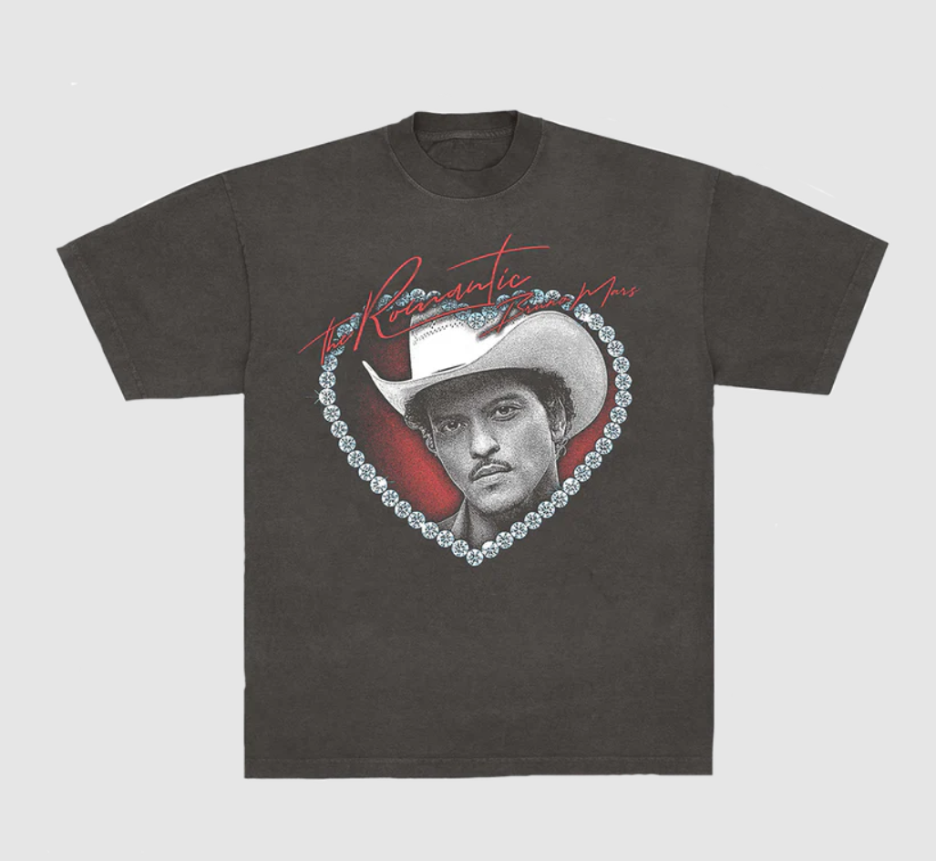 Bruno Mars Vintage Shirt, Concert Tour Tee, Retro Pop R&B Singer Shirt, Music Fan Gift, Comfort Colors (Copy)