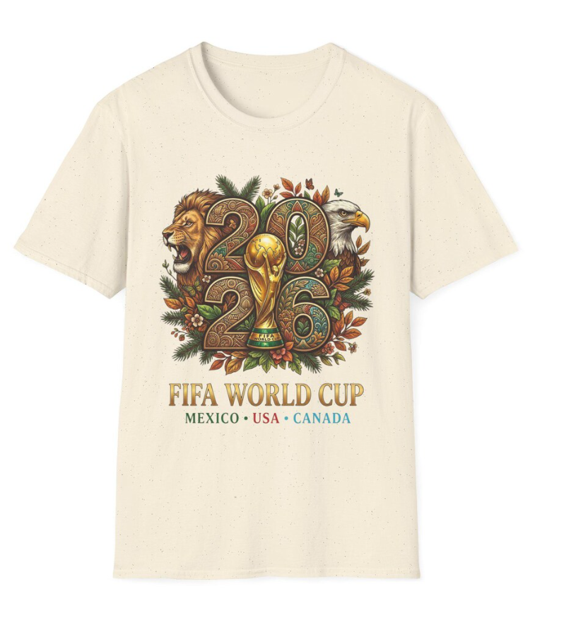 FIFA World Cup 2026 T-Shirt Mexico USA Canada Soccer Fan Tee Gift Men Women Football Shirt Host Nations