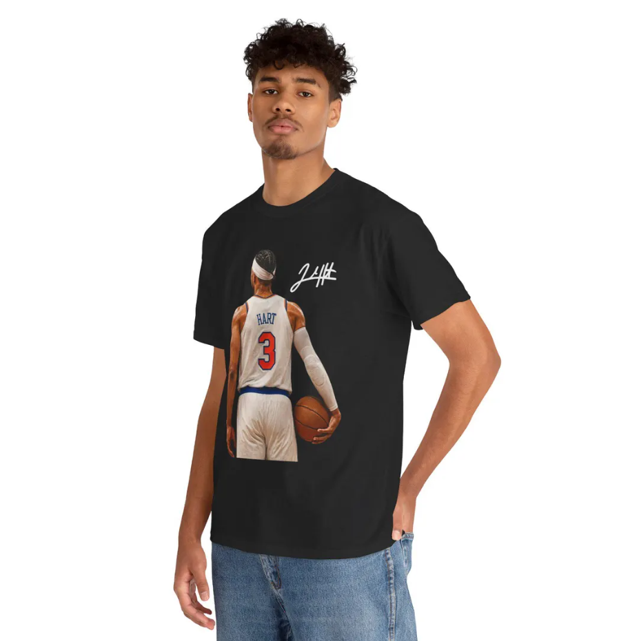 Josh Hart New York T Shirt Autograph Edition Basketball NYC