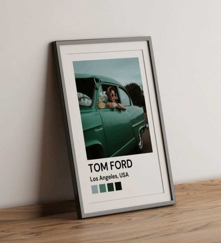Tom Ford Designer Canvas Wall Art Home Decor Gallery Portrait