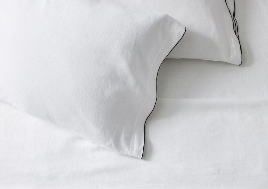 European Flax Linen Merrow Edge Sheet Set