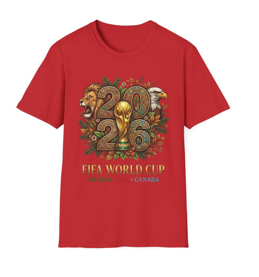 FIFA World Cup 2026 T-Shirt Mexico USA Canada Soccer Fan Tee Gift Men Women Football Shirt Host Nations