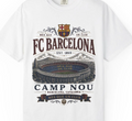 Barcelona Football Shirt, Mes Que Un Club Retro Soccer Tee, Camp Nou Stadium, barca shirt, fcb tee, barca tee, vintage Barca shirt