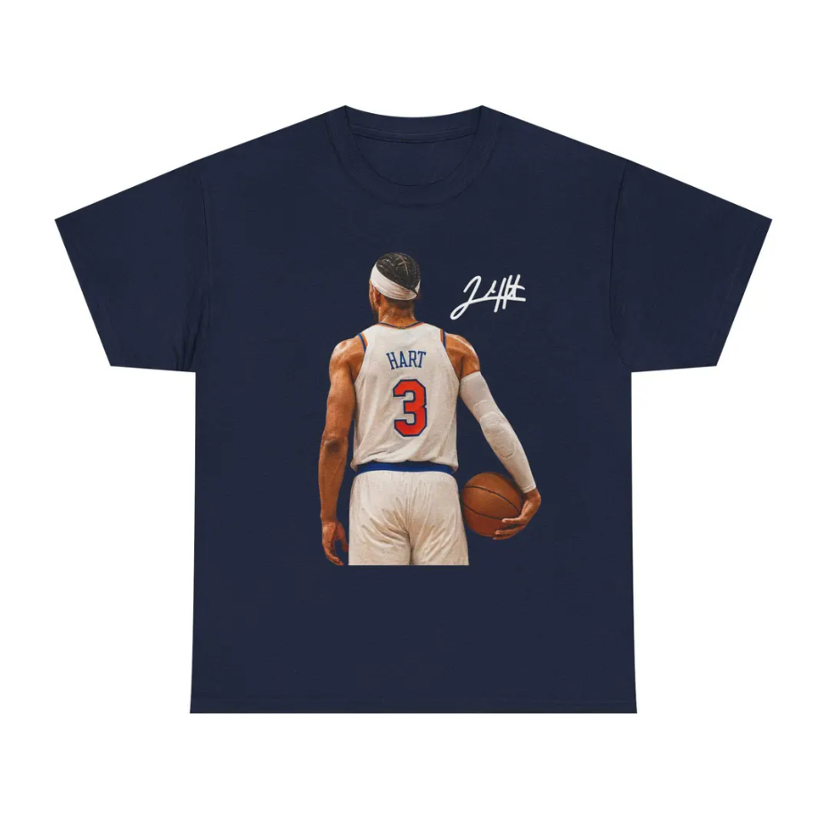 Josh Hart New York T Shirt Autograph Edition Basketball NYC