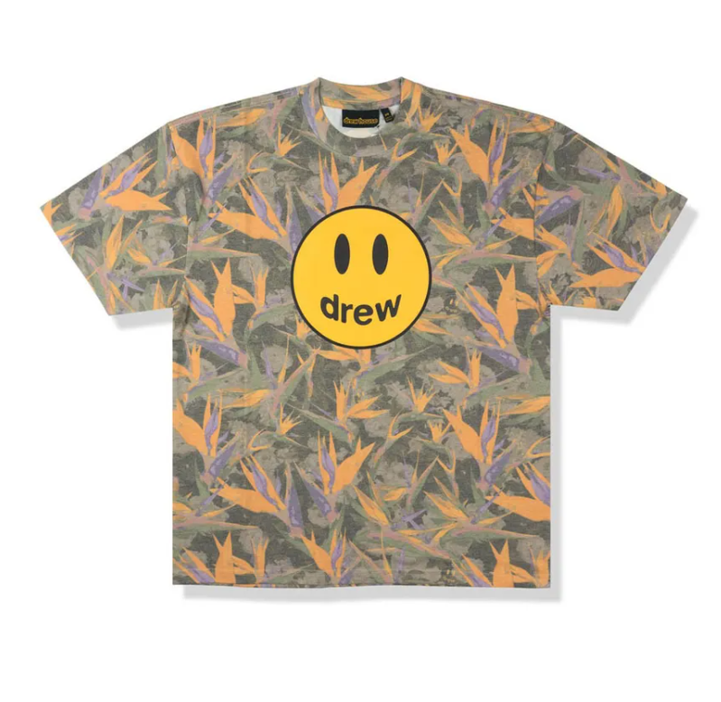 Drew House Mascot SS Tee Camo T-Shirt Unisex Color Blocking