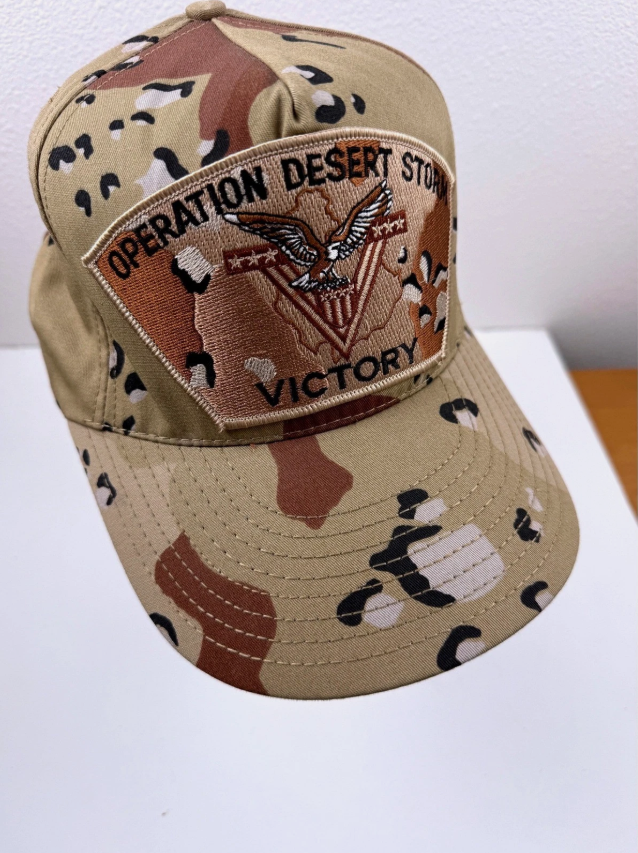 Operation Desert Storm Victory Hat Mens Camo Snapback Cap Chocolate Chip Desert