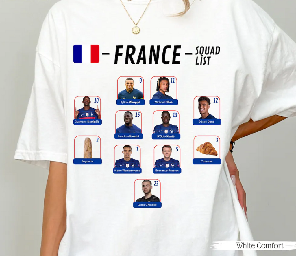 Funny France Football Fan Shirt, Fifa World Cup 2026 France Team Shirt, Viral World Cup Tees, Football Gift for French Friend, Fifa 2026 Cup
