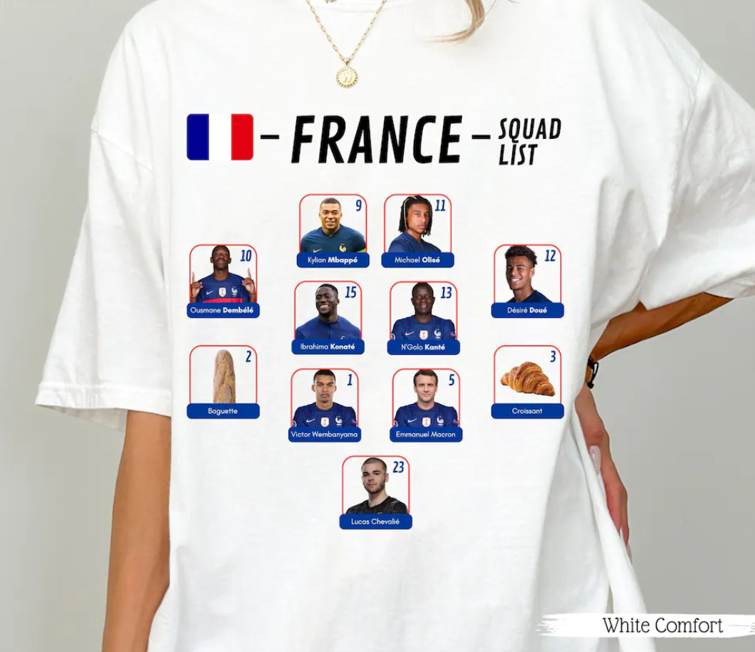 Funny France Football Fan Shirt, Fifa World Cup 2026 France Team Shirt, Viral World Cup Tees, Football Gift for French Friend, Fifa 2026 Cup