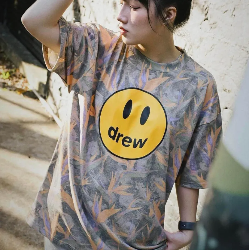 Drew House Mascot SS Tee Camo T-Shirt Unisex Color Blocking