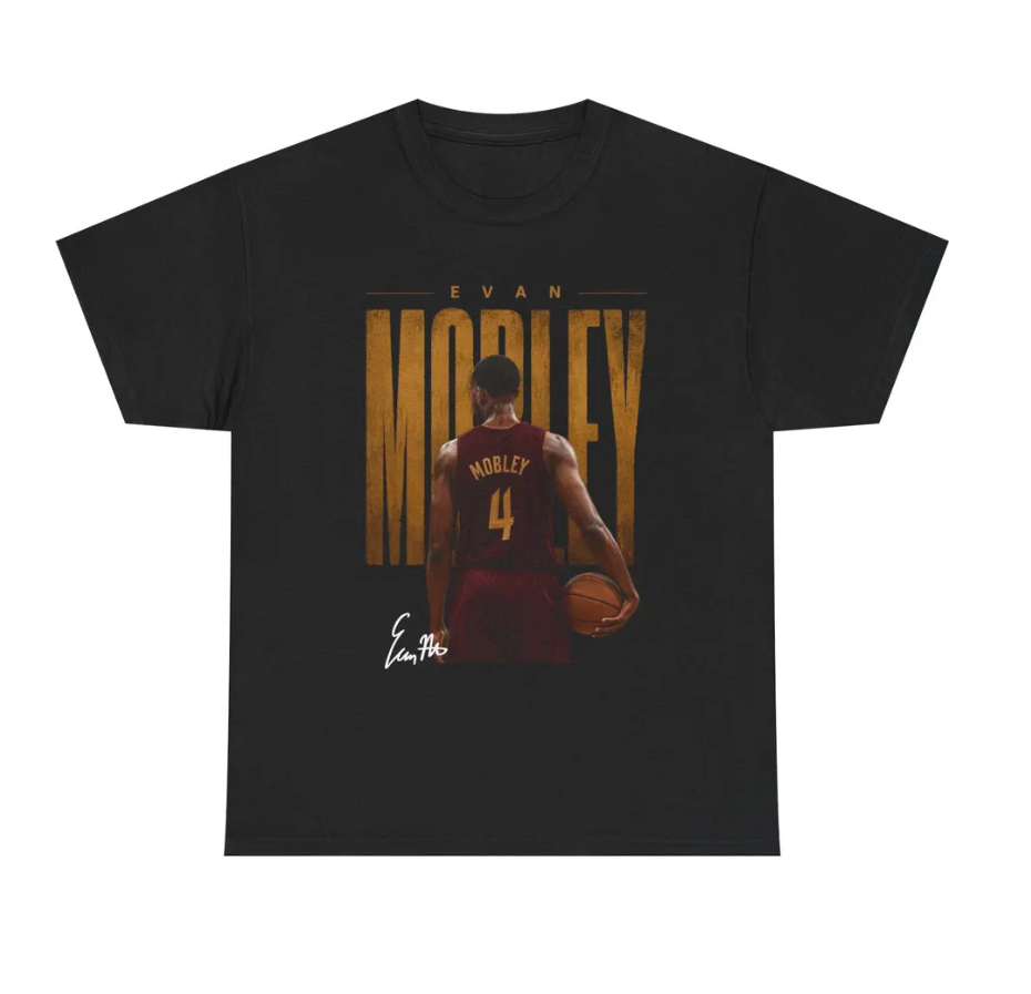 Evan Mobley Cleveland T Shirt Autograph Edition