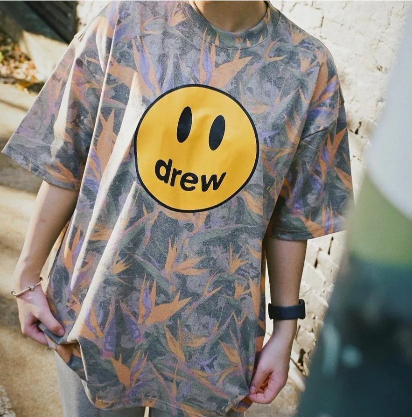 Drew House Mascot SS Tee Camo T-Shirt Unisex Color Blocking