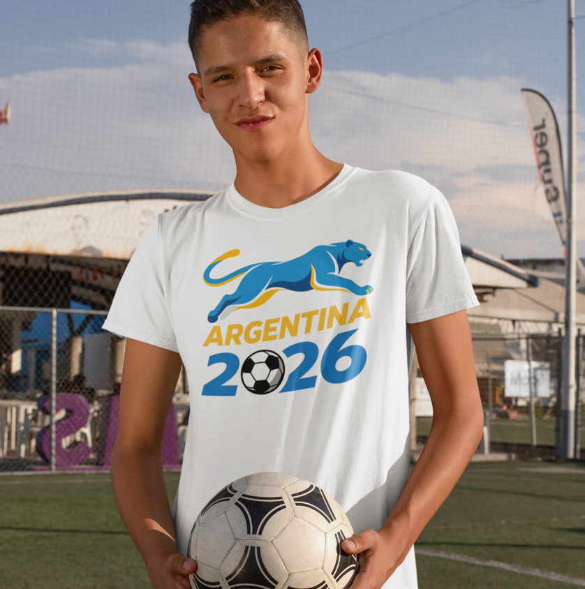 2026 World Cup Argentina Soccer Fan T-shirt