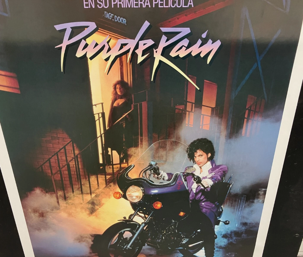 SPANISH VERSION 1984 PURPLE RAIN One Sheet Movie Poster Rolled PRINCE