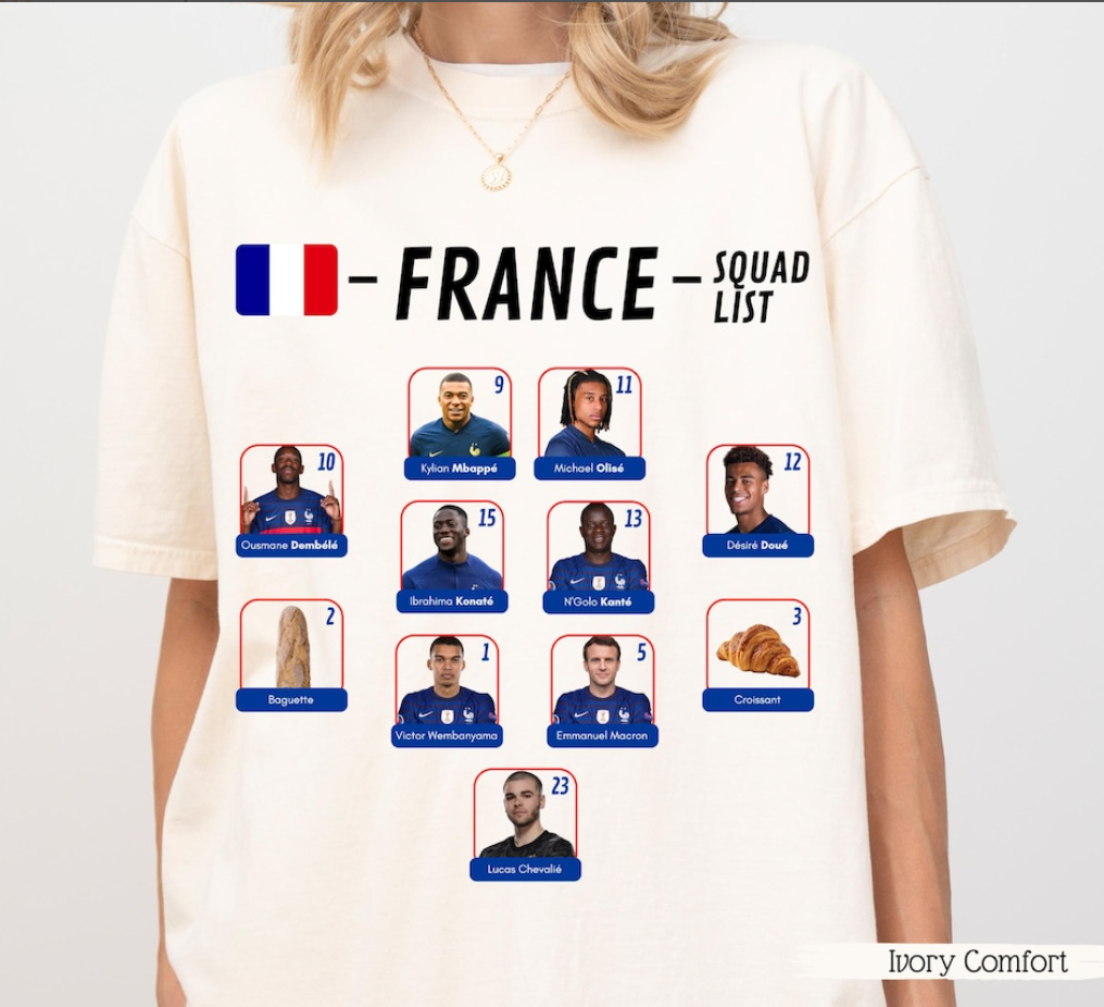 Funny France Football Fan Shirt, Fifa World Cup 2026 France Team Shirt, Viral World Cup Tees, Football Gift for French Friend, Fifa 2026 Cup