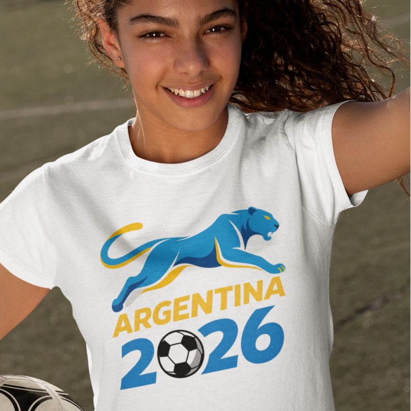 2026 World Cup Argentina Soccer Fan T-shirt