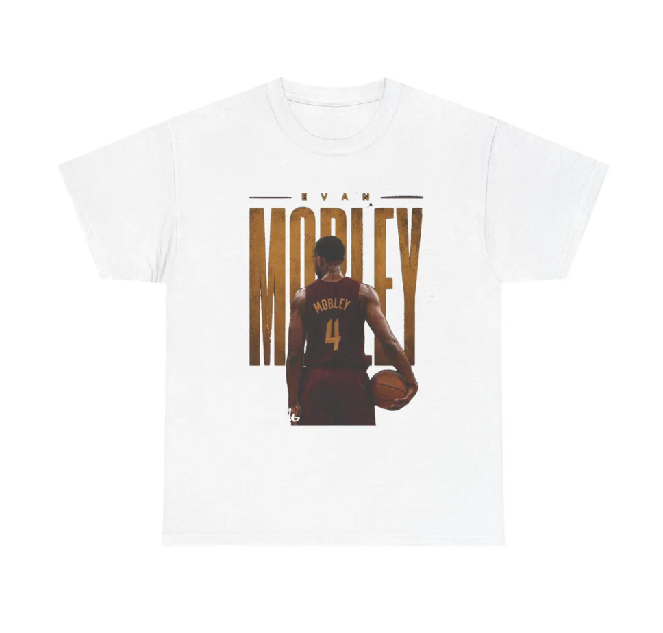 Evan Mobley Cleveland T Shirt Autograph Edition
