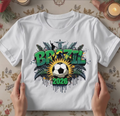 Brazil 2026 T-Shirt – Brazilian Soccer Fan Tee, Brazil Flag Graphic Shirt, World Cup 2026 Football Supporter Gift