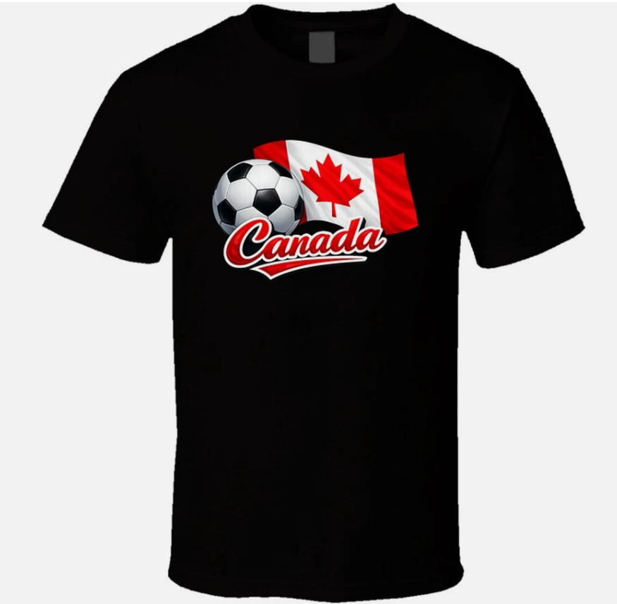 Canada World Cup Soccer Fan T Shirt