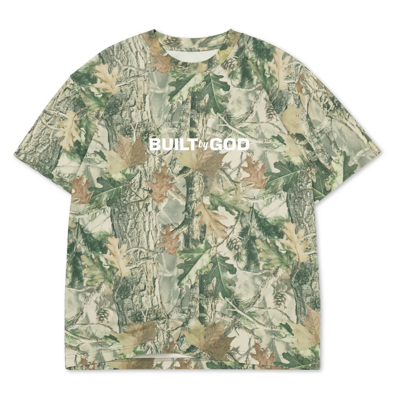 BUILT TO SERVE Oversized Tee - Camo