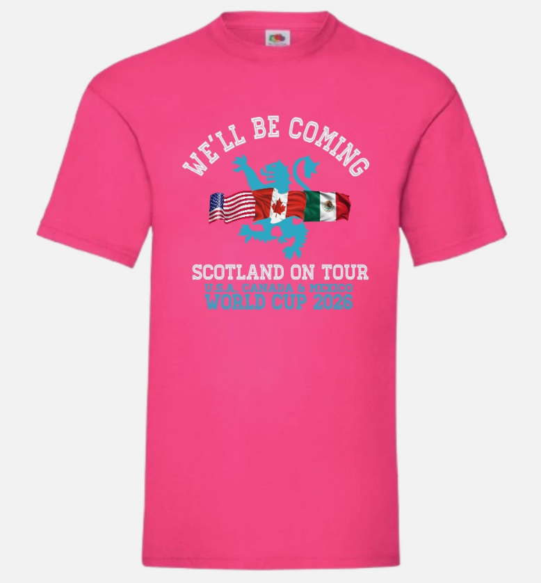 Scotland We'll Be Coming, World Cup 2026 t-shirt, Scotland Supporters Top