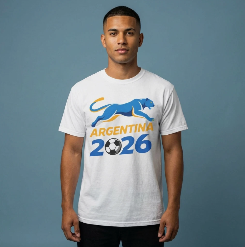 2026 World Cup Argentina Soccer Fan T-shirt
