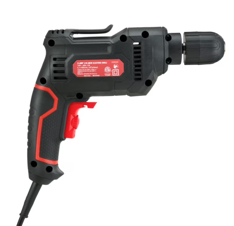 Hyper Tough 5.0amp, 120 Volts 3/8 inch Electric Drill, New Condition