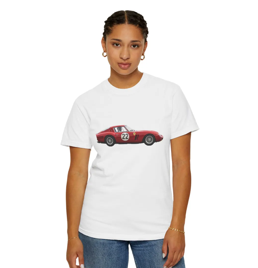 Retro Ferrari T-Shirt, Classic Car Graphic Tee