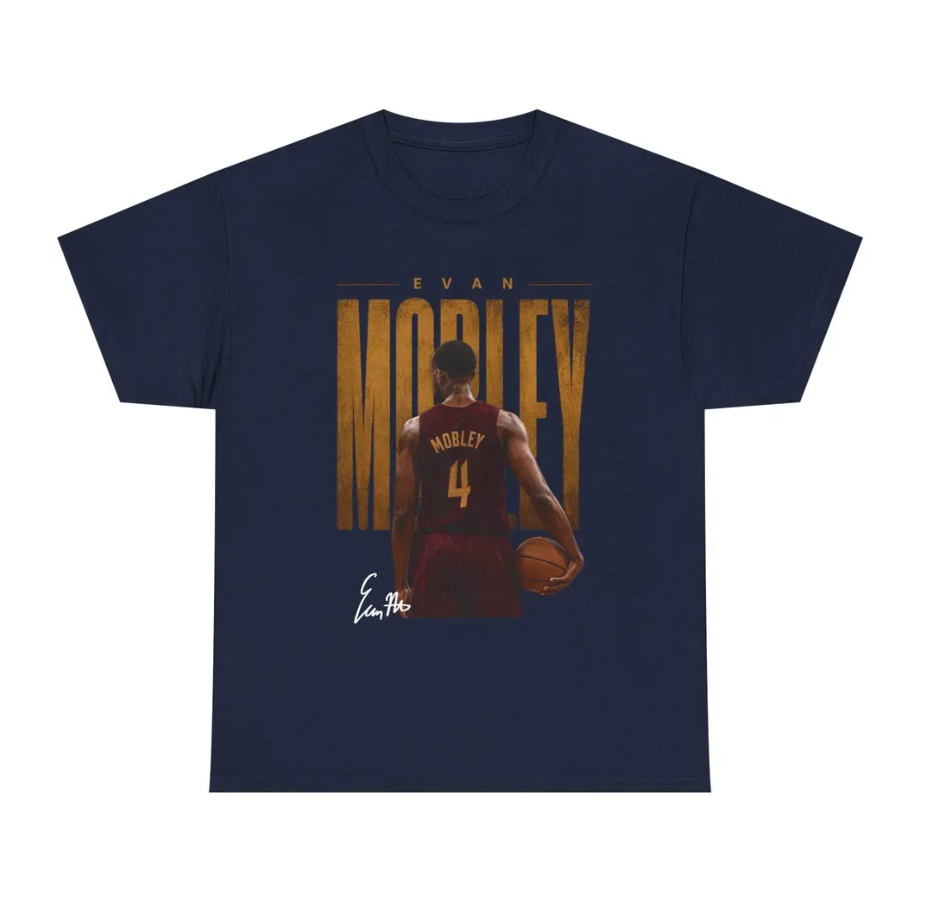 Evan Mobley Cleveland T Shirt Autograph Edition