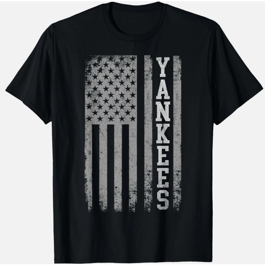 Yankees US Flag T-Shirt