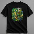 Fifa World Cup 2026 T-Shirt Soccer Graphic Tee USA Football Fan, Brazil 2026