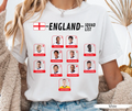 Funny England world cup shirt, England squad list world cup 2026 Tee, English team spirit wear, Next world cup 2026, 2026 World cup shirts