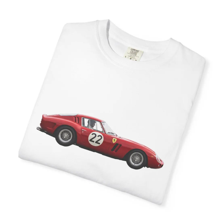 Retro Ferrari T-Shirt, Classic Car Graphic Tee