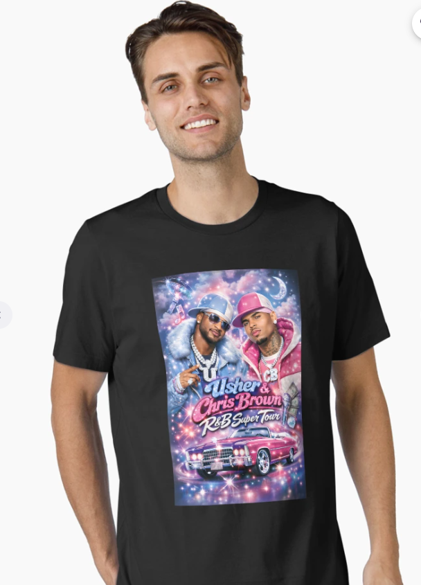 Chris Brown Usher Tour Fan Art Essential T-Shirt