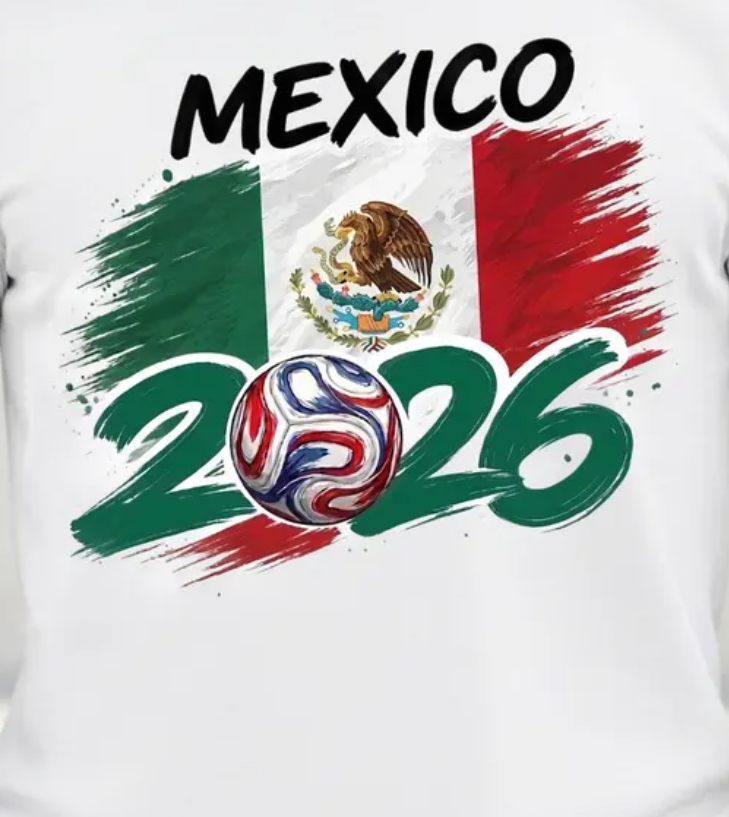 Mexico 2026 Soccer T-Shirt | Mexico Flag Football Fan Tee | Global Soccer 2026 Souvenir Shirt | Mexico National Team Fan Gift |Futbol Mexico