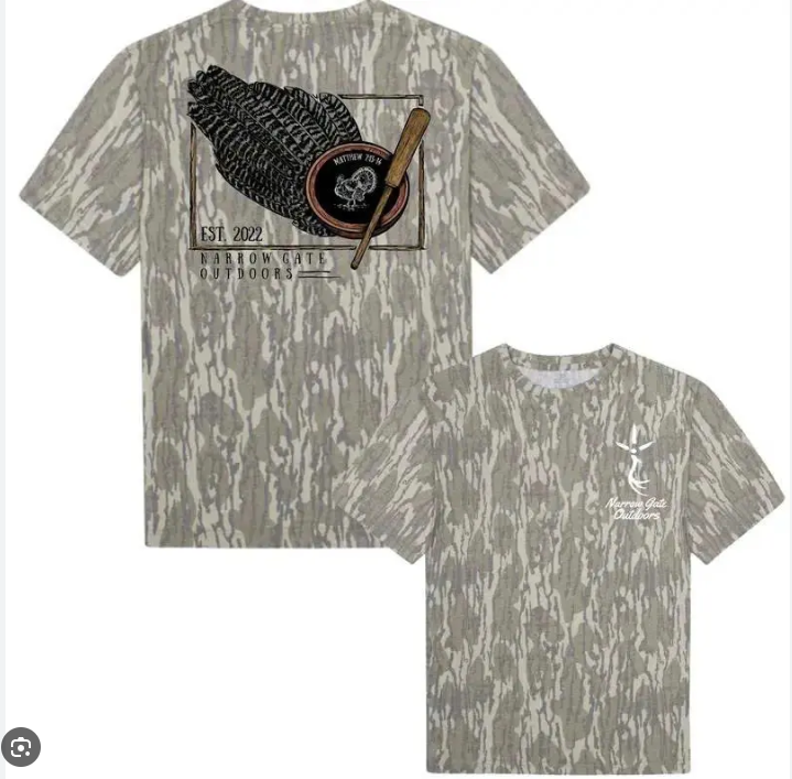 Post Hunt Tee Combat Waterfowl Bottomland Washed Out Mossy Oak