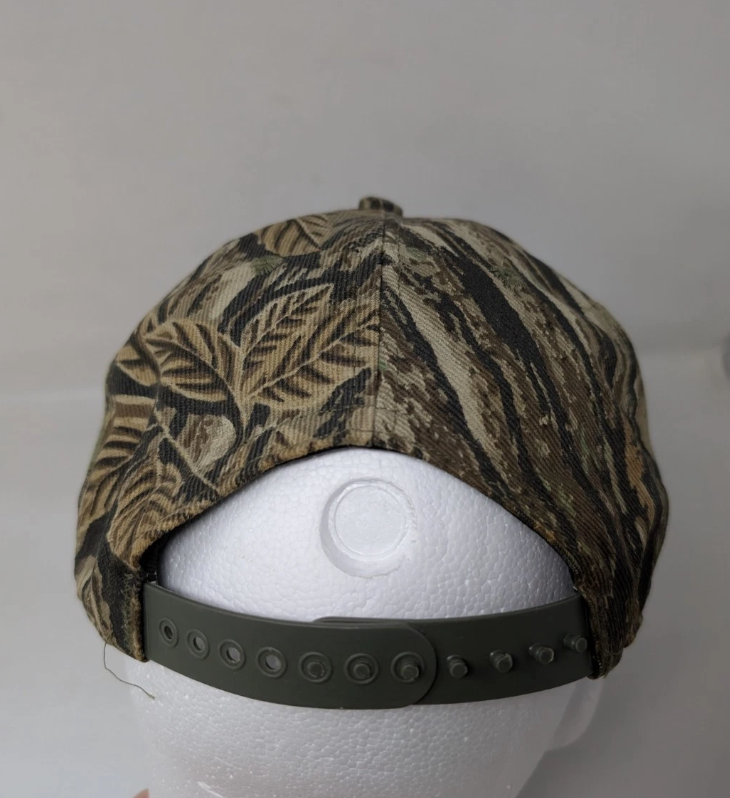 Vintage Realtree Camo Hat Cap Snapback Camouflage Hunting 90s Made In USA