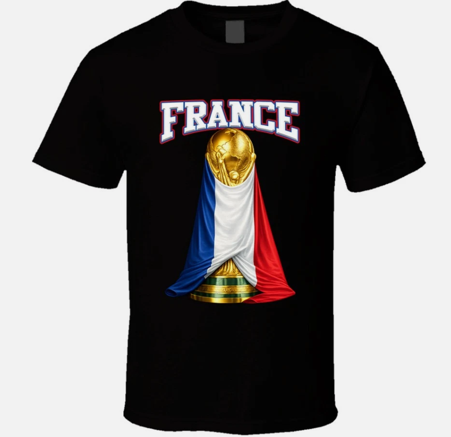France World Cup Soccer Fan T Shirt