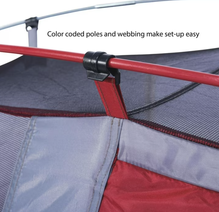 Ozark Trail 1-Person Backpacking Tent with Large Door for Easy Entry, Carry Weight-4.4lbs.