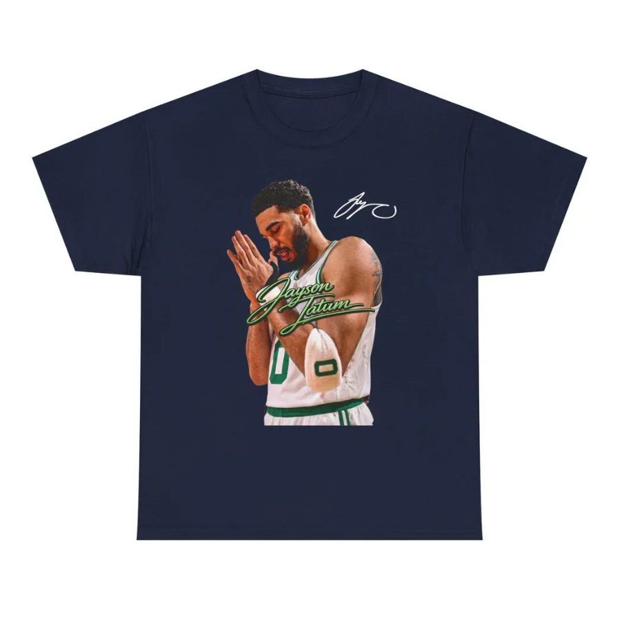 Jayson Tatum Boston T Shirt Autograph Edition Graphic Tee JT!