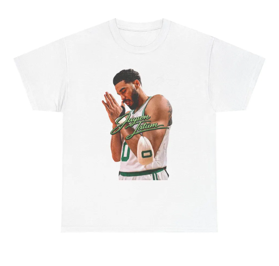 Jayson Tatum Boston T Shirt Autograph Edition Graphic Tee JT!