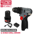 Hyper Tough 12V Brushless Cordless Drill Driver with 1.5Ah Battery