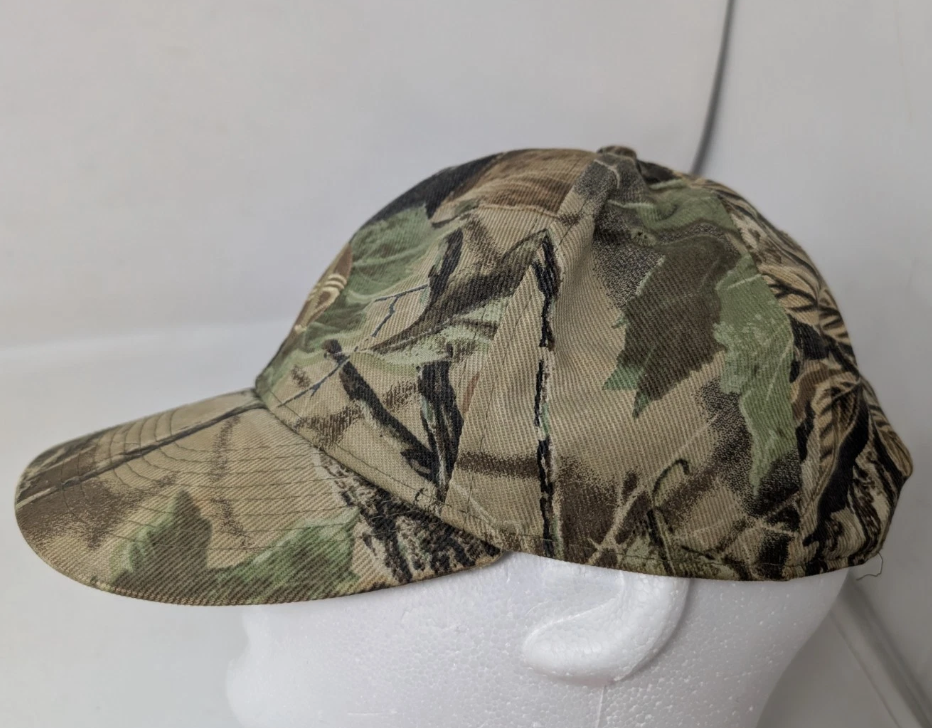 Vintage Realtree Camo Hat Cap Snapback Camouflage Hunting 90s Made In USA