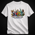 Fifa World Cup 2026 T-Shirt Soccer Graphic Tee USA Football, Fifa World Cup 2