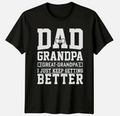 Dad Grandpa Great Grandpa Mens T-Shirt Great Grandad Family Fathers Day Gift