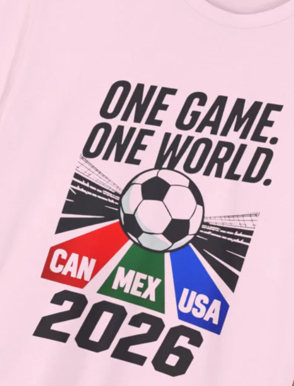 World Cup 2026 Soccer T-Shirt, CAN MEX USA, Unisex Football Fan Gift