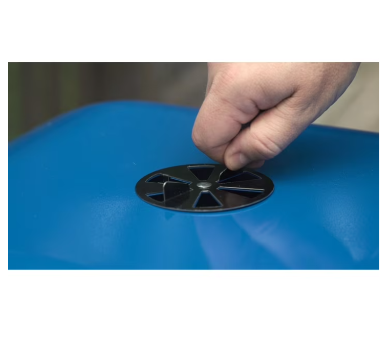 Americana Walk-A-Bout, Original Square Charcoal Grill-100% Pre-Assembled Portable Steel, Blue