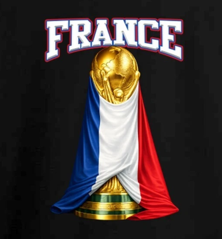 France World Cup Soccer Fan T Shirt